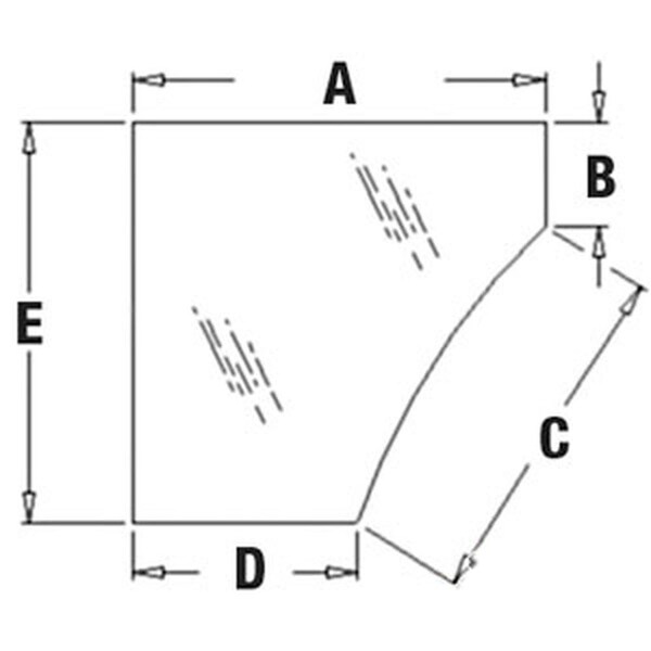 Aftermarket RH Lower Door Glass Window Fits John Deere 310G 310SG 315SG 410G 710G T165158 - main